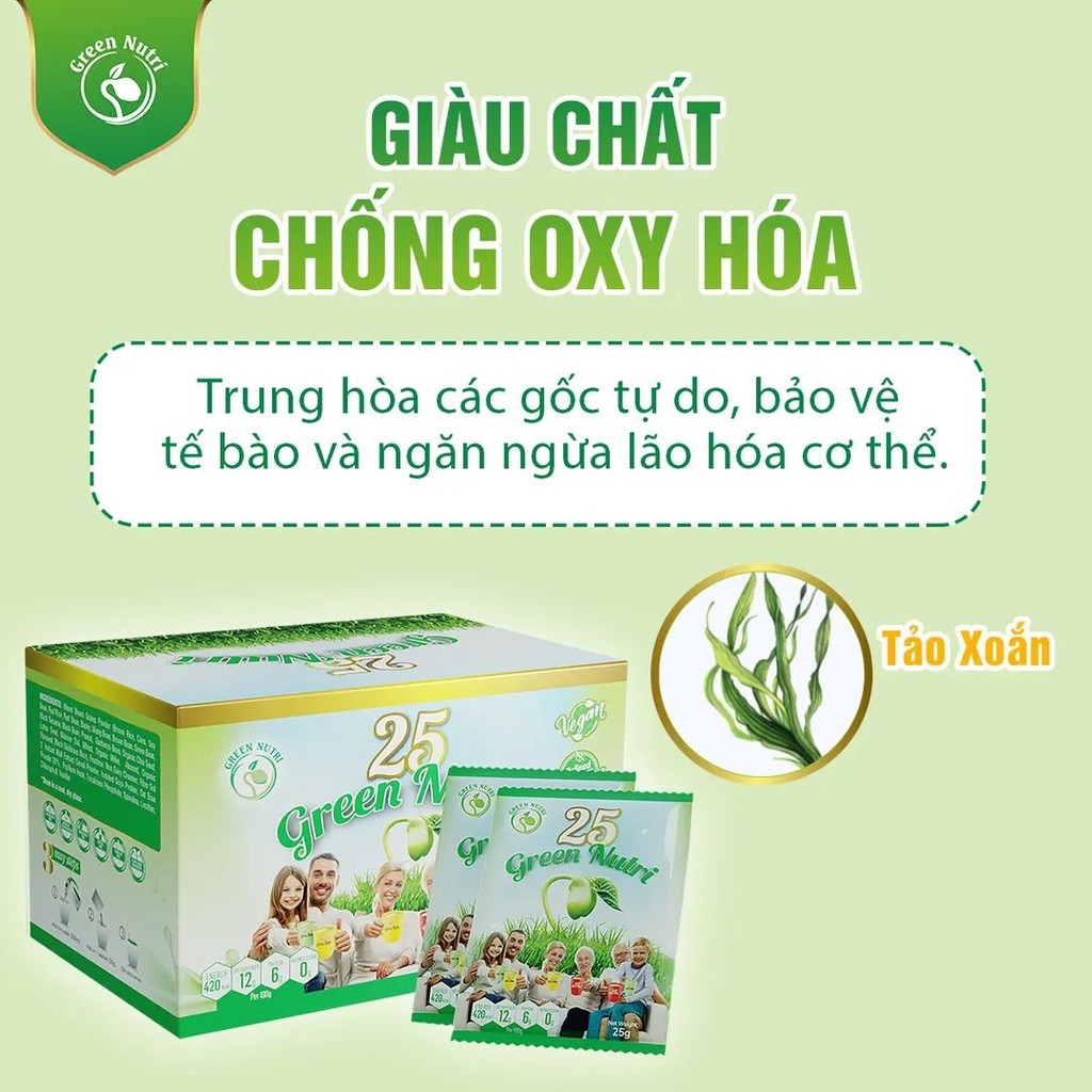 Sữa hạt ngũ cốc 25 Green Nutri Hộp 300gr