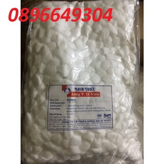 Gói 500g bông viên y tế bạch tuyết