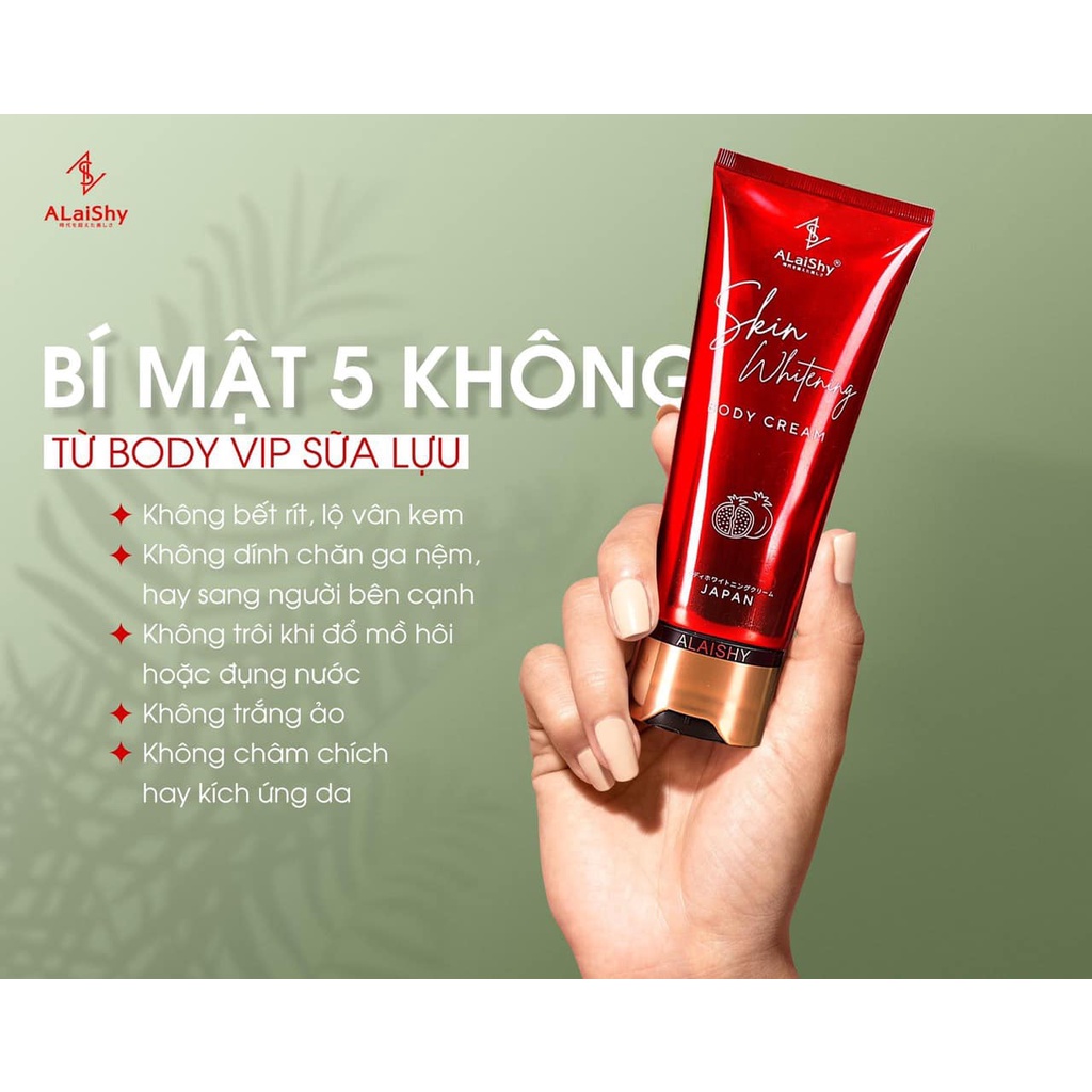 KEM BODY SỮA LỰU ALAISHY LỰU ĐỎ