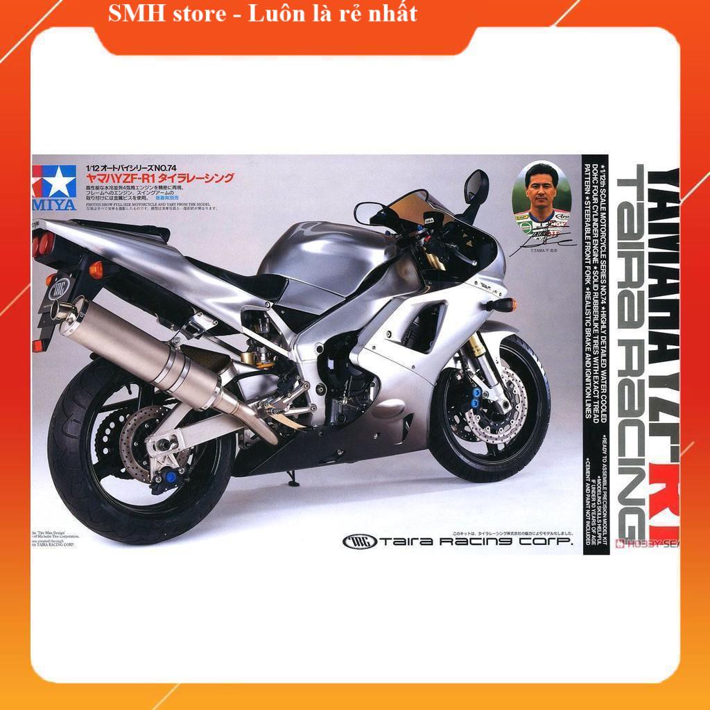 Tamiya 14074 Mô Hình Xe Moto 1/12 Yamaha YZF-R1 Taira Racing