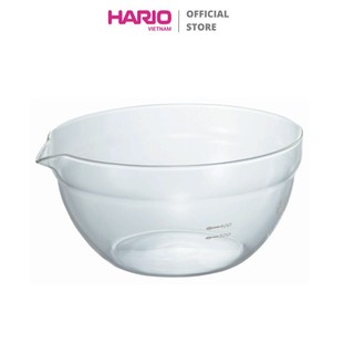 Tô thủy tinh chịu nhiệt HARIO có miệng rót 800ml (đường kính 16cm, dùng được lò vi sóng)