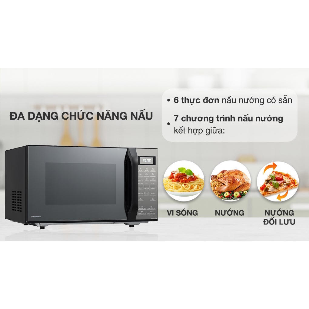Lò vi sóng có nướng Panasonic NN-CT66MBYUE 27 lít