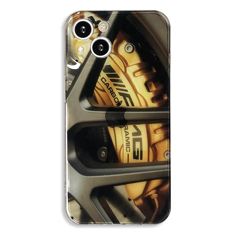 Ốp Lưng In Hình Mâm Bánh Xe Ô Tô 3D Cực Ngầu Cho Các Dòng Iphone