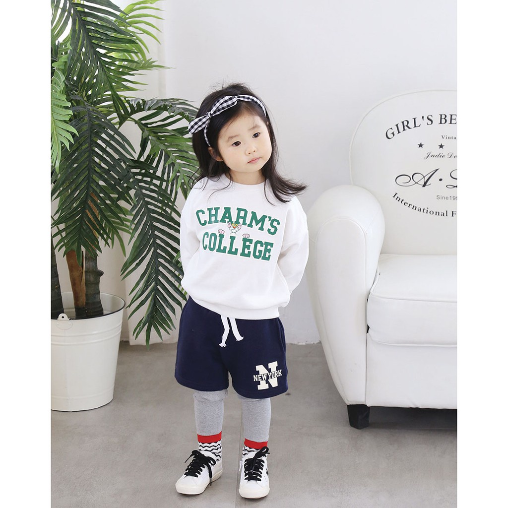 Áo Thun Bé Gái Thu Đông Tay Dài - Thời Trang Familylove   Hàng Chuẩn Thương Hiệu Trên Tem Áo