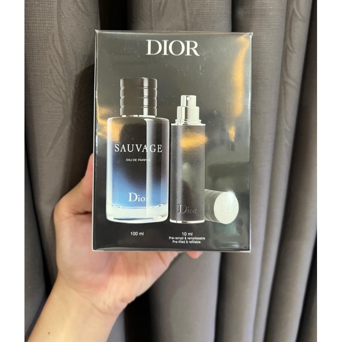 -Set nước hoa nam Dior Sauvage Edp 100ml + 10ml