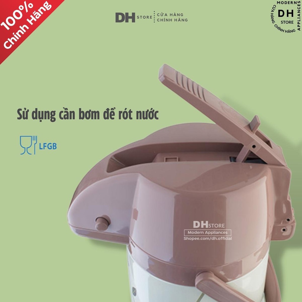 Phích bơm nước giữ nhiệt Rạng Đông 2.0Lít RD-2045 TS.E cao cấp - Hàng chính hãng