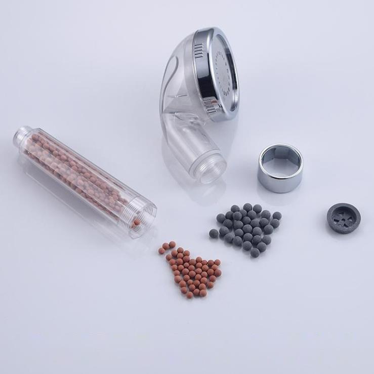 Vòi tắm hoa sen tăng áp, công nghệ mới Nano Nhật Bản_Kèm dây dài