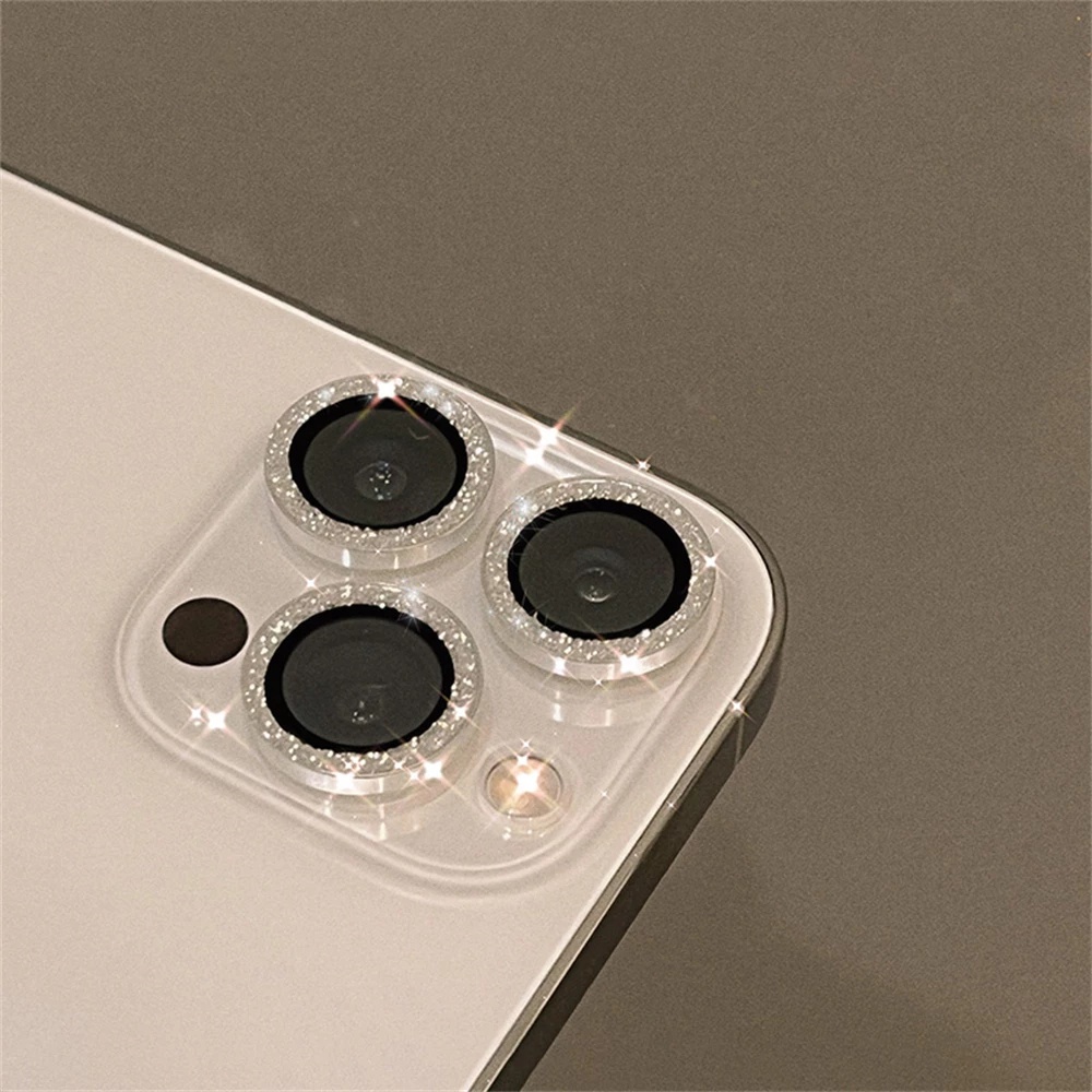 Bộ dán kim Cương Nhũ từng mắt camera kuzoom iPhone 14 /Pro/Plus/ 14 Promax Chính hãng Kuzoom