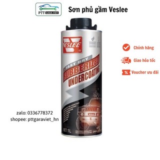 Sơn phủ gầm ô tô chống ồn, chống rỉ, chống đá văng cao cấp Veslee - 1000ml - Vật tư sơn PTT Garaviet