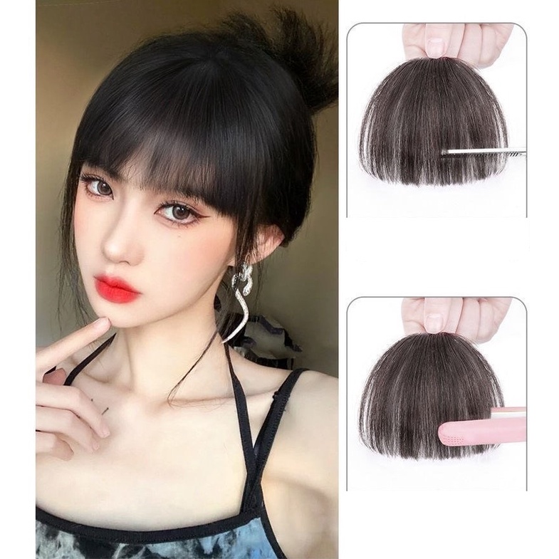 Tóc giả mái ngố kute như tóc thật