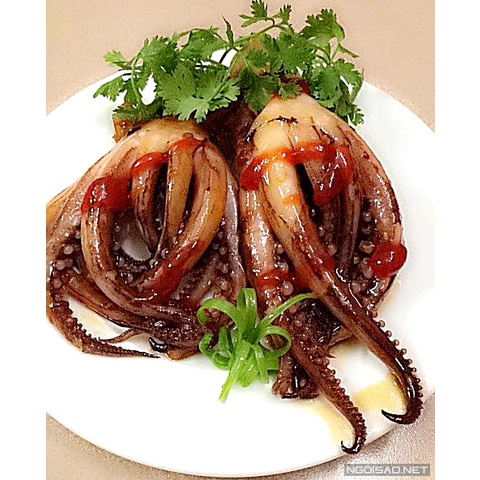 Đầu Râu Mực To, Đầu Râu Mực Siêu Ngon, Đầu Râu Mực Giòn Sạch MUMFOOD