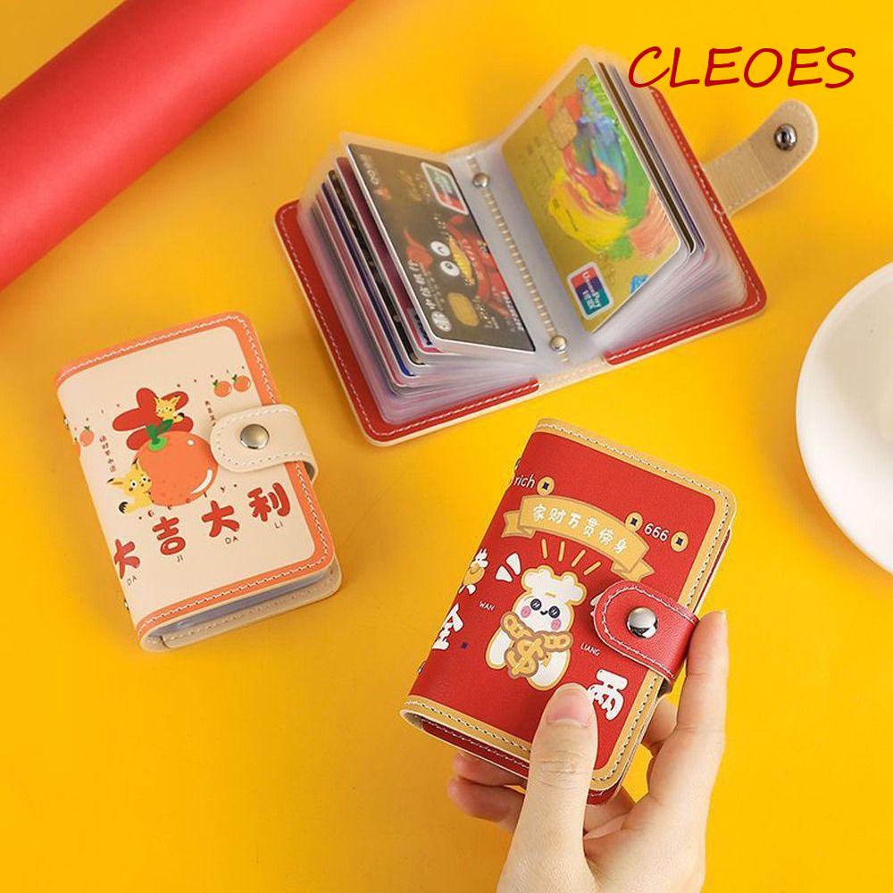 Ví Da PU Đựng Thẻ Tín Dụng / Chìa Khóa Nhiều Ngăn Họa Tiết Chữ Trung Quốc Cho Nữ Giá Đỡ