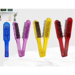 Lược kẹp nhựa chải tóc duỗi thẳng