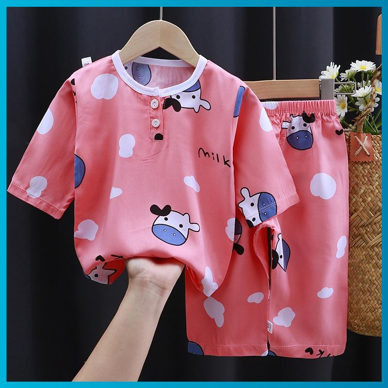Bộ quần áo dài tay, bộ thu đông họa tiết đáng yêu cho bé trai, bé gái từ 10-32 Kg. Bộ ngủ pijama