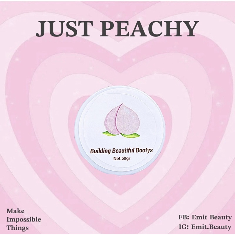 𝐉𝐮𝐬𝐭 𝐏𝐞𝐚𝐜𝐡𝐲 - Kem Giảm Thâm mông, bẹn, nách, giảm mụn body from Emit Beauty