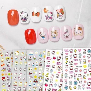 Sticker dán móng tay nail Hello Kitty hoạt hình