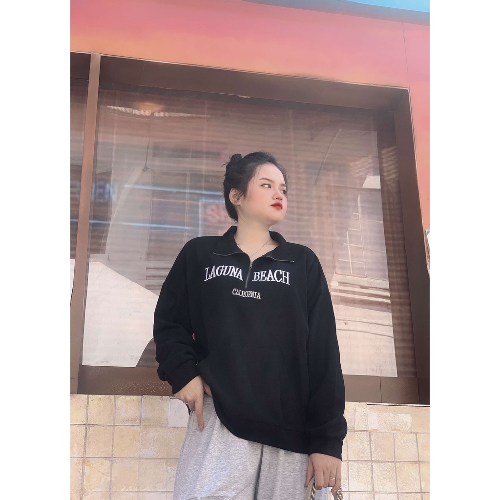 Áp Sweater khoá kéo cổ M9001 BIGSIZE 55-95KG [BOON BOON BIGSIZE]