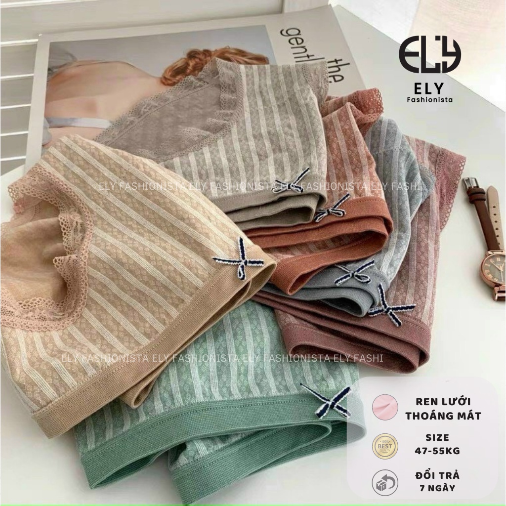 Quần lót nữ gợi cảm siêu mỏng ôm dáng không tạo hằn sexy quyến rũ nhiều màu đẹp, quần lót ren cao cấp ELY199