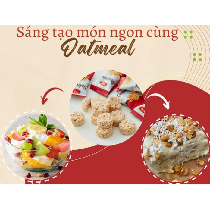 Bánh yến mạch công nghệ Hàn Quốc Oatmeal Richy mini bite