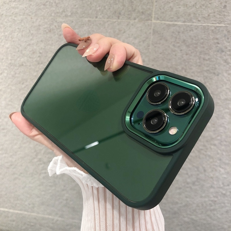 Ốp Điện Thoại Silicone Trong Suốt Chống Sốc Sang Trọng Cho Iphone 14 Pro Max 12 13 Pro Max 14 Plus