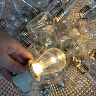 Bóng đèn LED nhựa trong suốt 3w đui E27 ánh sáng Vàng