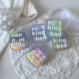 Khay Gương To Tráng In Chữ - Case Hộp Đựng Lens