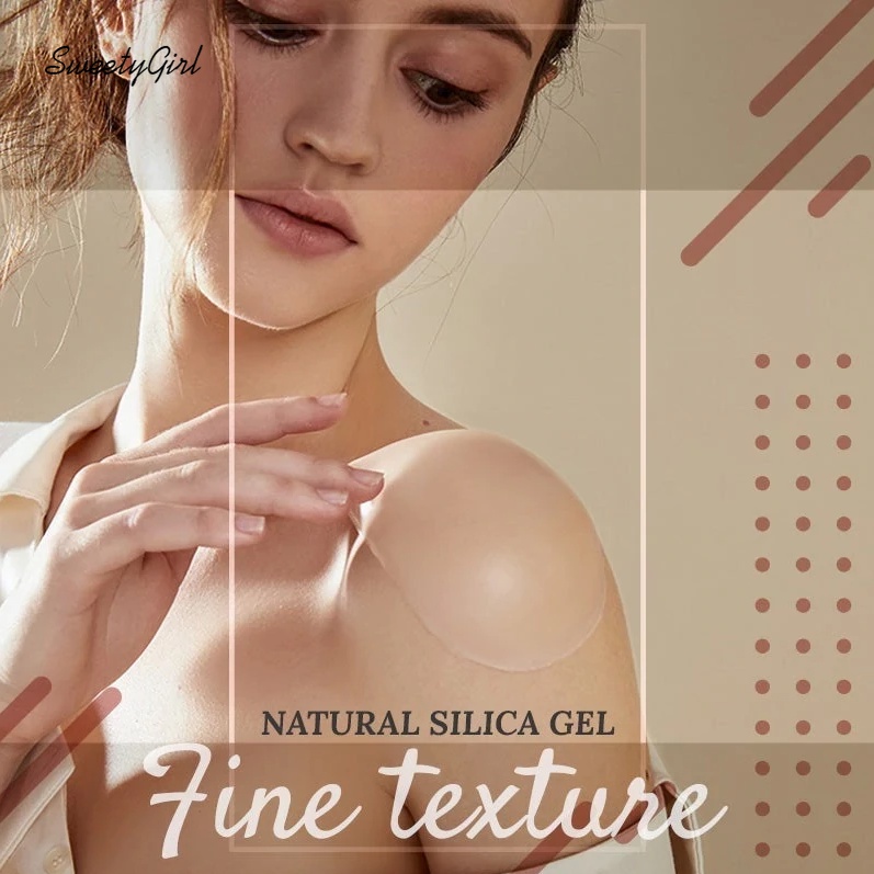 MsMona Cặp Đệm Vai Bằng Silicon Gel Chống Trượt Thời Trang 2022 Cho Nữ