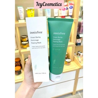 (Mẫu Mới) Tẩy Tế Bào Chết Mặt Innisfree Gree Barley Gommage Peeling Mask 120ml