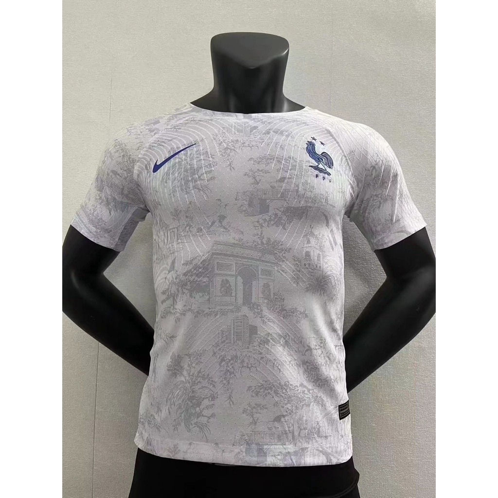 Áo Thun Bóng Đá Tay Ngắn In Số 22 23 World Cup Pháp Chất Lượng Cao