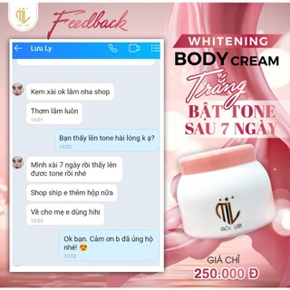 (MUA 1 TẶNG 1) Kem Body Mộc Lan Dưỡng Trắng, Mịn Da