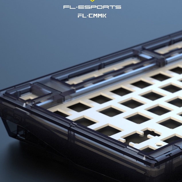 Bộ kit bàn phím cơ FL-Esports Q75 Crystal Grey  - Hàng chính hãng
