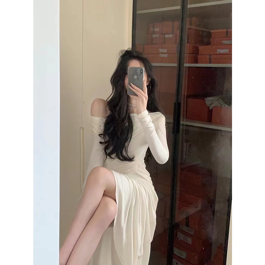 Jane Váy trễ vai vintage Timeless