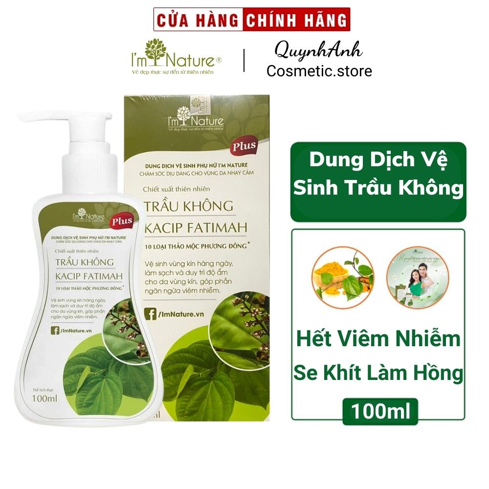 Dung Dịch Vệ Sinh Thiên Nhiên Phụ Nữ Lá Trầu Không I m Nature 100ml Chính