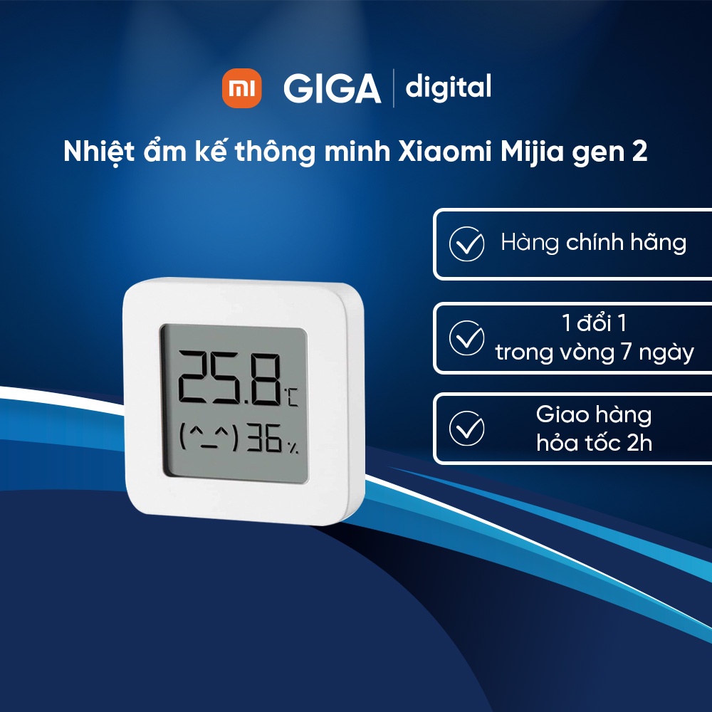 Nhiệt ẩm kế thông minh Xiaomi Mijia gen 2 LYWSD03MMC