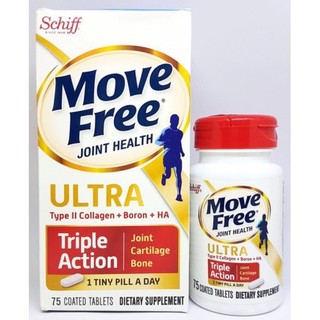 Viên uống move free joint health ultra type ii collagen + boron + ha hộp 75 viên