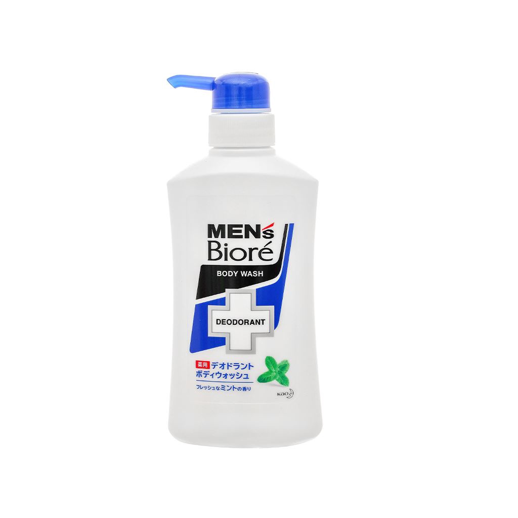 Sữa Tắm Khử Mùi Men's Biore Bạc Hà Mát Lạnh 440ml