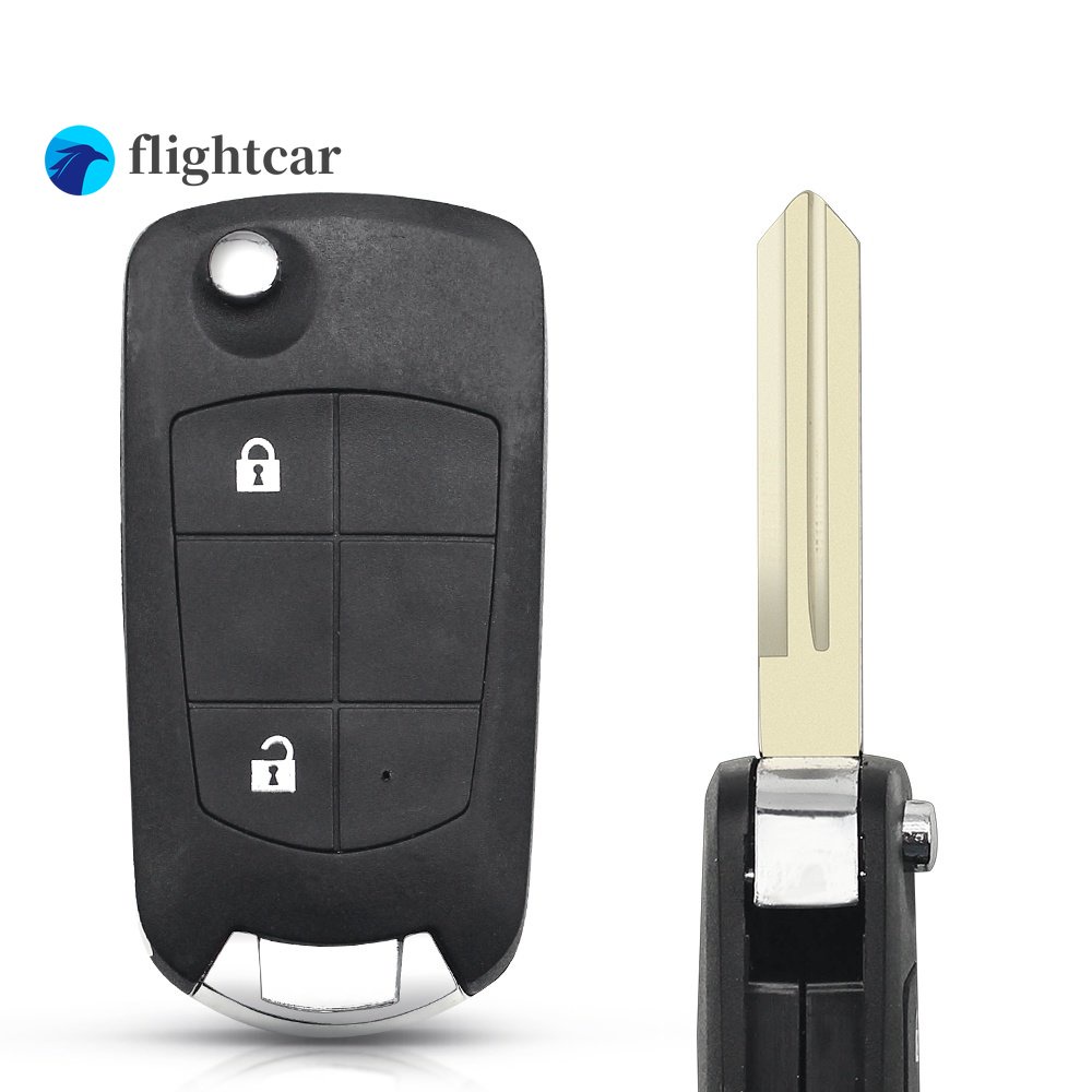 Vỏ Chìa Khóa Điều Khiển Từ Xa 2 / 3 / 4 Nút Gấp Gọn Cho Nissan Sunny Sentra Versa Tiida NSN14
