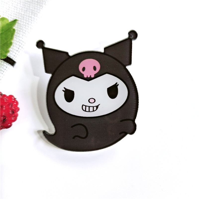 Sanrio 1 Huy Hiệu Cài Áo Họa Tiết Hoạt Hình kuromi diy