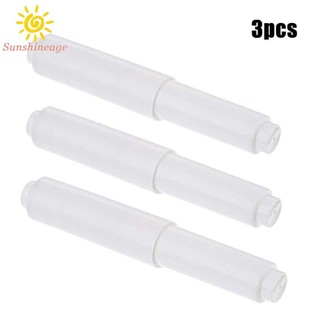 SUNAGE- ~3Pcs White Replacement Toilet Paper Roll Holder Roller Spindle Insert-Spring【SUNAGE- HOT Fashion】