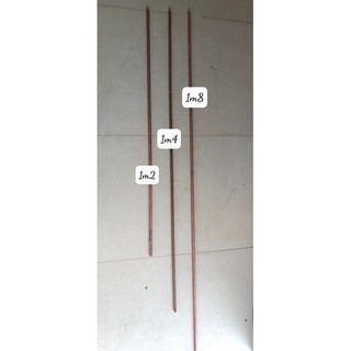 Cọc tiếp địa phi 14 dài 100cm, 120cm, 150cm và 180cm (không kèm kẹp)