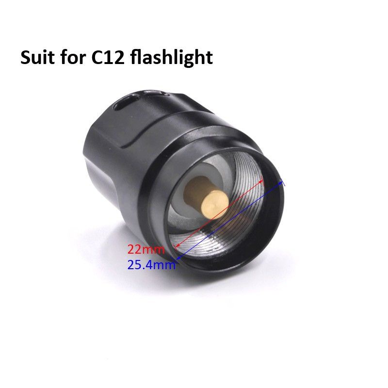 Bộ Công Tắc Nút Bấm Thay Thế Cho Đèn Pin C8 C12 501A / 501B / 501D / 502B / 502D