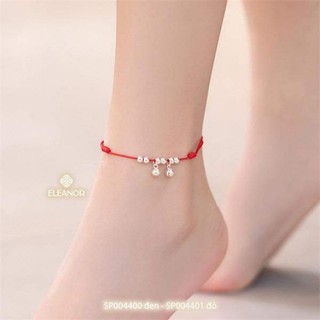 vòng tay chỉ đỏ chuông bạc