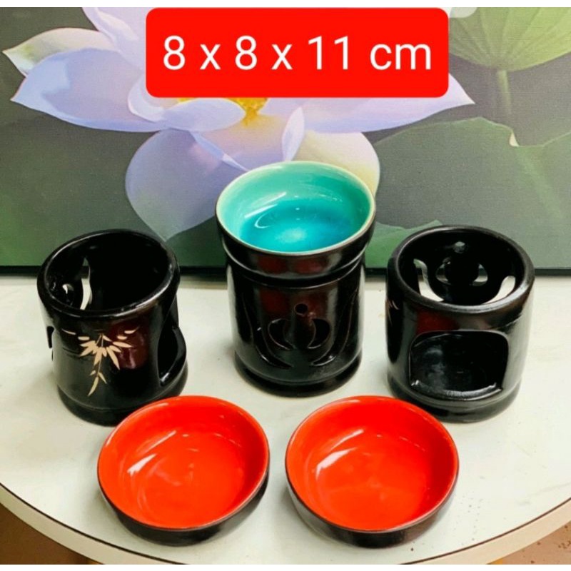 ĐÈN ĐỐT TINH DẦU BẰNG GỐM SỨ