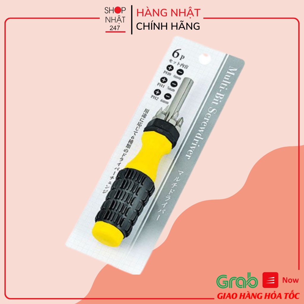 Bộ tô vít 6 đầu Nội địa Nhật Bản
