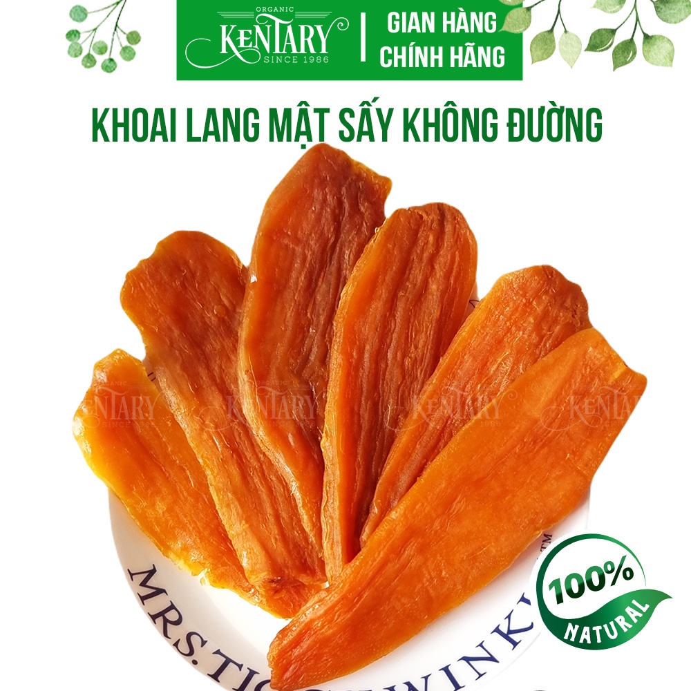 Khoai Lang Mật Sấy Không Đường Kentary - Bùi Dẻo Ngọt - Ăn Vặt Healthy - Túi 200gr/400gr/800gr