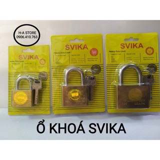 Ổ khóa cửa Svika 40mm (4p) / 50mm (5p) / 60mm (6p) dính chìa