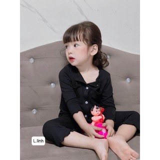 Set 2 bộ len tăm bé gái