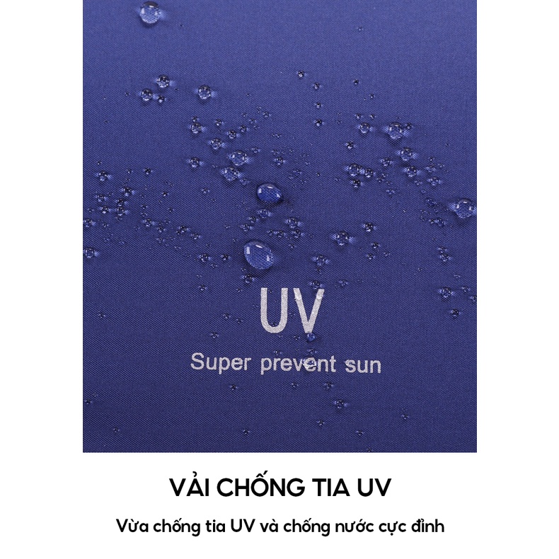 Ô Gấp Gọn Phủ Lớp Chống Tia UV, Dù Che Nắng, Che Mưa Ngoài Trời Đầm Tay Cao Cấp - TOPBODY