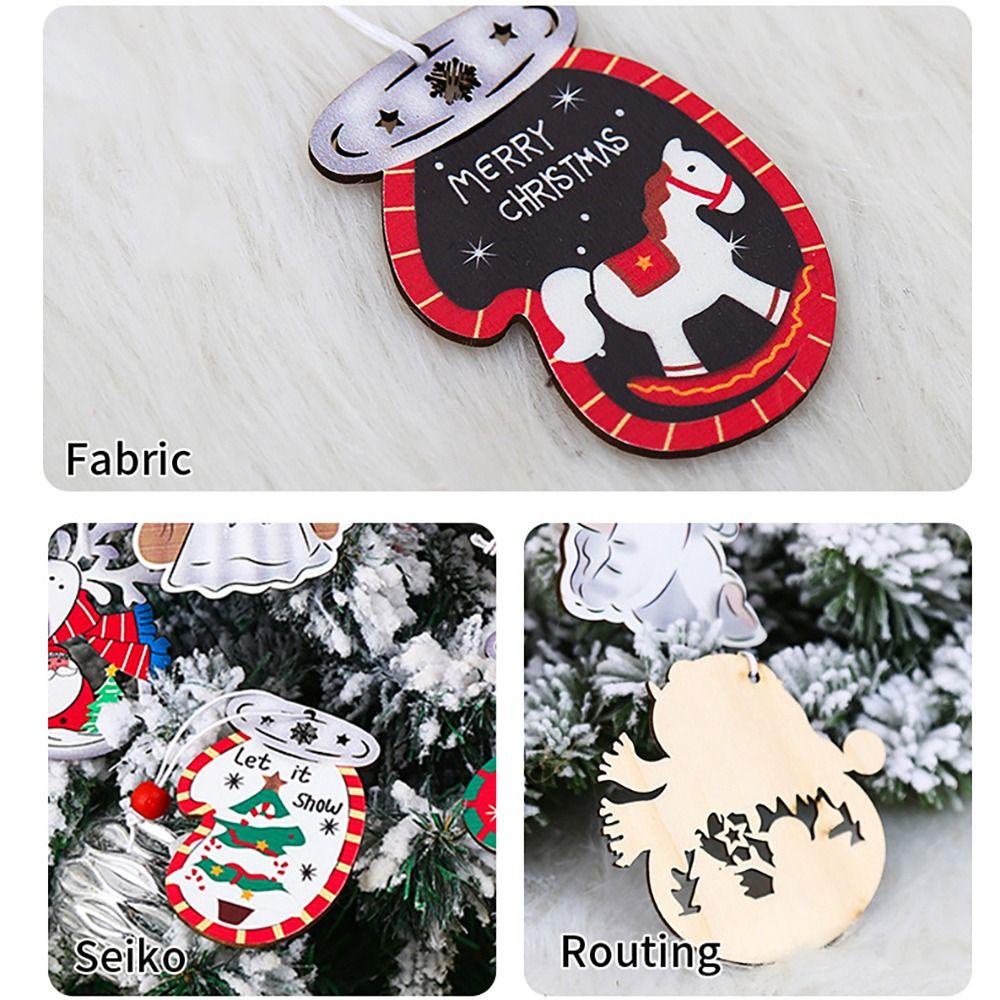 Set 9 Phụ Kiện Treo Trang Trí Giáng Sinh Năm Mới