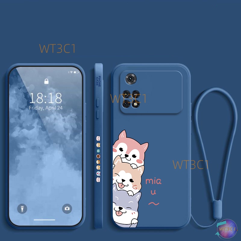 Thú Cưng Dễ Thương Cho Ốp Lưng POCO M4 Pro 4G POCO M4 Pro 5G POCO M4 5G POCO M3 Pro POCO M3 POCO M5 POCO M5S Ốp Điện Thoại Dẻo Họa Tiết